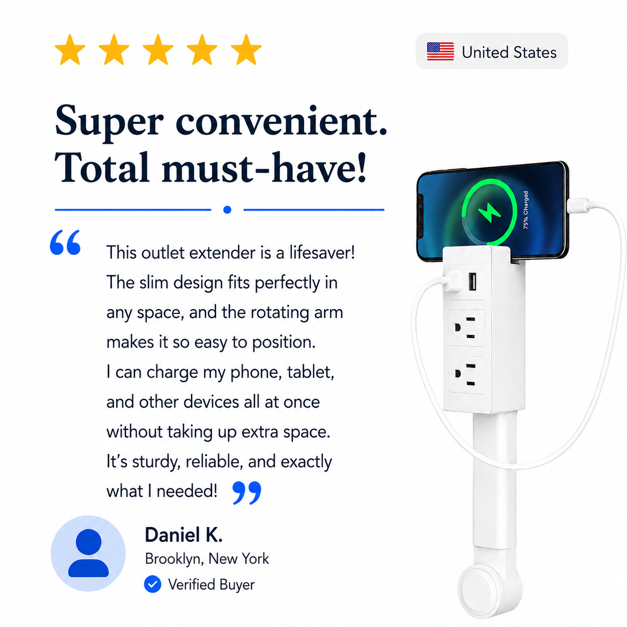 Adjustable Outlet Extender