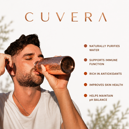 Cuvera™ Pure Copper Water Bottle