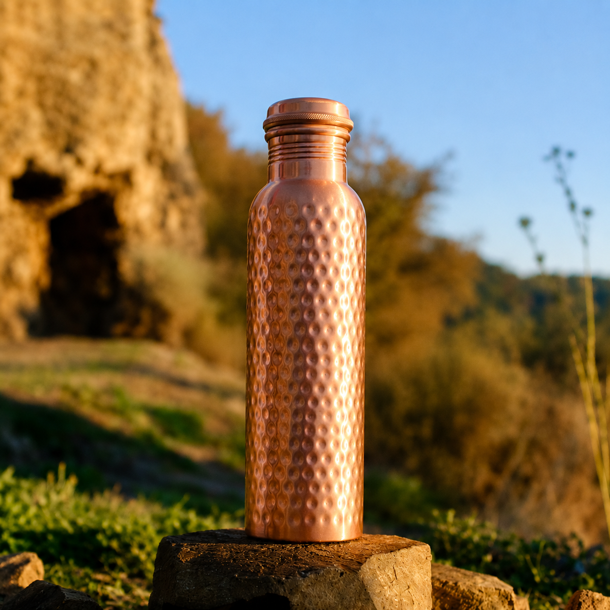 Cuvera™ Pure Copper Water Bottle